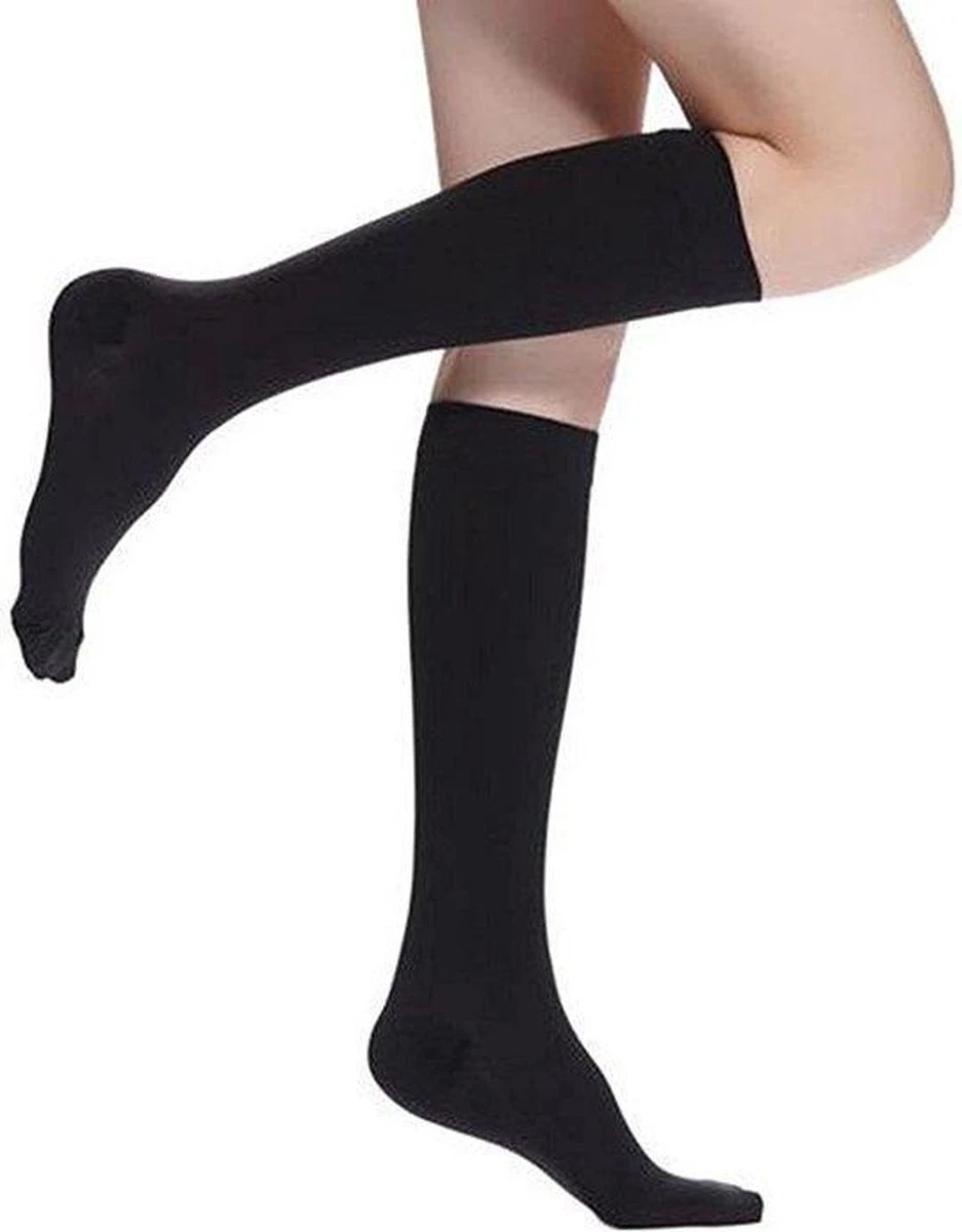 Miracle Socks Unisex Compressiesokken Zwart 1 Paar Bekend Van Tv – One Size Cm | Vliegtuigsokken | Compressiekousen 5 Miracle Socks Unisex Compressiesokken Zwart 1 Paar Bekend Van Tv – One Size Cm | Vliegtuigsokken | Compressiekousen - Afbeelding 3