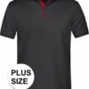 Grote Maten Polo Shirt Golf Pro Premium Zwart/rood Voor Heren - Zwarte Plus Size Herenkleding - Werk/zakelijke Polo T-shirts 3XL -Casio Verkoop 937x1200 23
