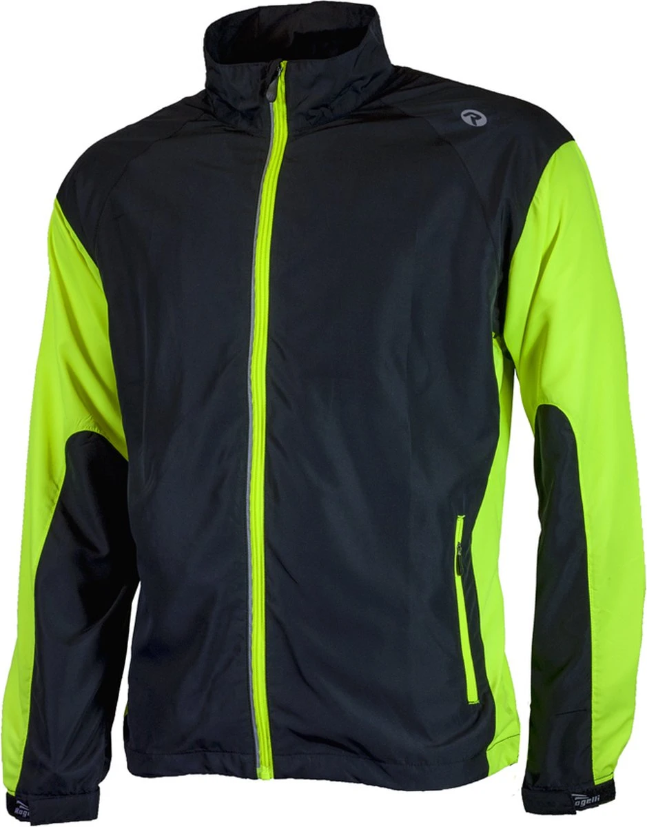 Rogelli Drummond Hardloopjack - Heren - Zwart, Fluor - Maat L 5 Rogelli Drummond Hardloopjack - Heren - Zwart, Fluor - Maat L - Afbeelding 3