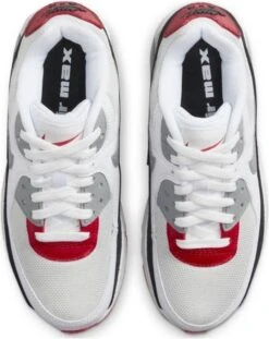 Nike Air Max 90 LTR GS Wit / Rood / Grijs - Sneaker - CD6864-019 - Maat 38 -Casio Verkoop 954x1200 4