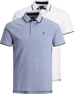 JACK & JONES JJEPAULOS POLO SS 2PK MP NOOS Heren Poloshirt - Maat M
