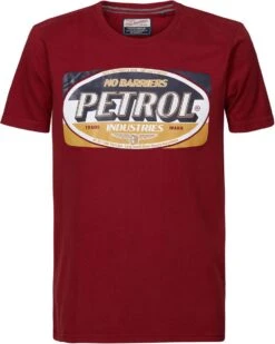 Petrol Industries - Heren Artwork T-shirt - Rood - L
