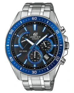 Casio Edifice EFR-552D-1A2VUEF Herenhorloge 45 Mm - Zilverkleurig