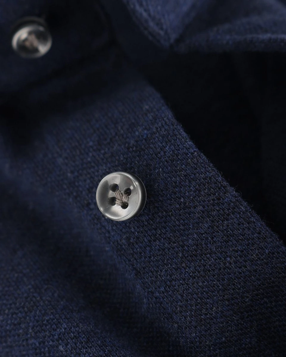 Profuomo - Overhemd Knitted Donkerblauw - 45 - Heren - Slim-fit 12 Profuomo - Overhemd Knitted Donkerblauw - 45 - Heren - Slim-fit - Afbeelding 10