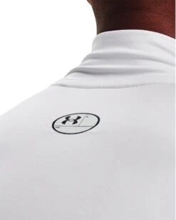 UNDER ARMOUR HeatGear Armour Comp Mock Lange Mouwenshirt Heren - White / Black - XS -Casio Verkoop 962x1200 3