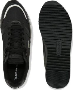 Lacoste Partner Piste Heren Sneakers - Zwart/Grijs - Maat 44 -Casio Verkoop 974x1200 4