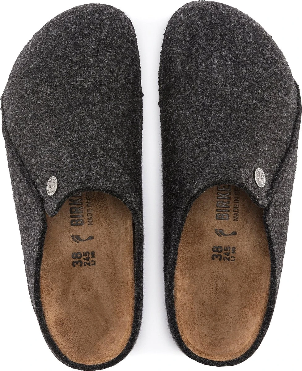 Birkenstock Zermatt Standard WZ Regular Heren Sloffen - Antrachite - Maat 43 8 Birkenstock Zermatt Standard WZ Regular Heren Sloffen - Antrachite - Maat 43 - Afbeelding 6