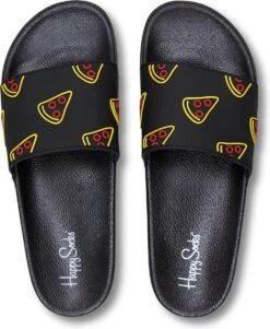 Happy Socks PZS114-9000 Pool Slider Pizza Slice - Maat 44/45