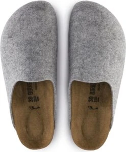 Birkenstock Amsterdam Light Gray Narrow VEG Felt Wooly Home Unisex Pantoffels - Lichtgrijs - Maat 40 -Casio Verkoop 990x1200 11
