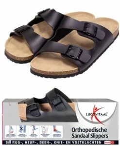 Lucovitaal Orthopedische Sandaal Slippers Maat 43