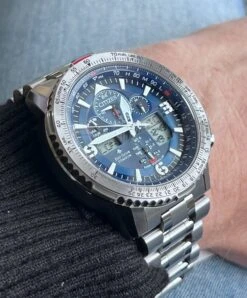 Citizen Promaster Sky Horloge - Citizen Heren Horloge - Blauw - Diameter 45.4 Mm - Titanium -Casio Verkoop 995x1200